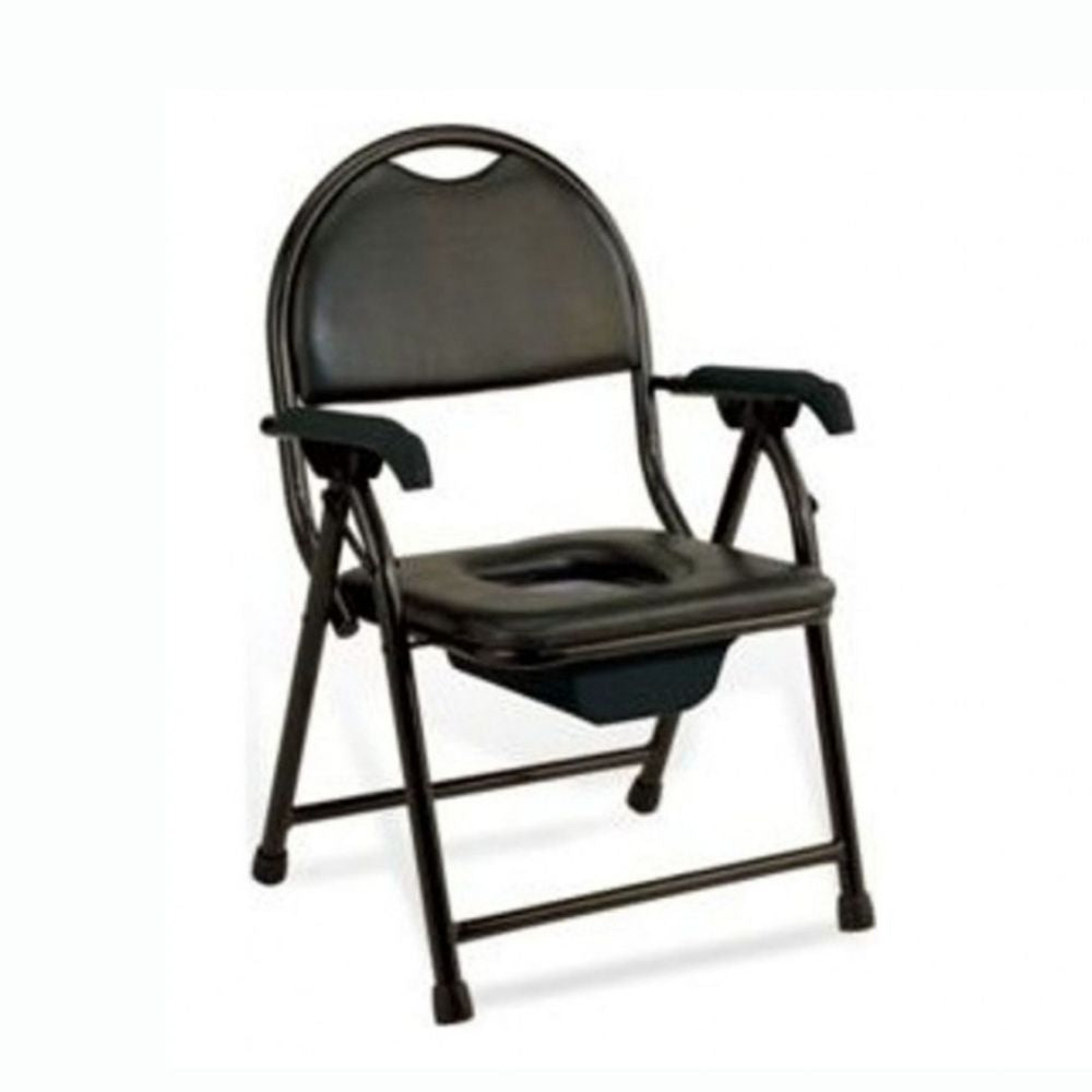 كرسي حمام من الحديد الصلب باللون الأسود |  صيدلية.كوم.
