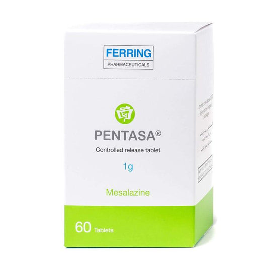 Pentasa 1g Tablets 60 Capsules