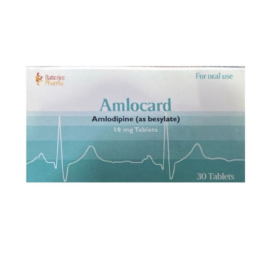 Amlocard 10 mg 30 tablets