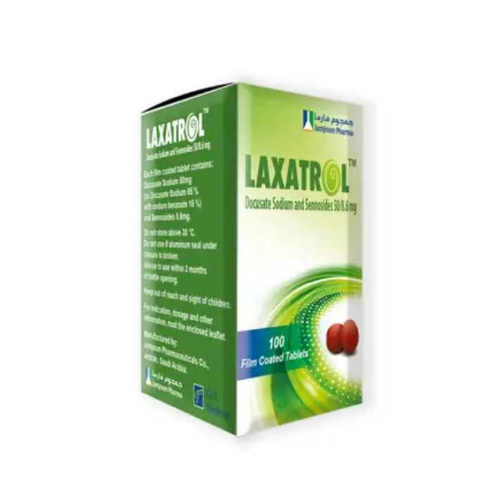 Laxatrol 50/8.6 mg 100 film-coated tablets