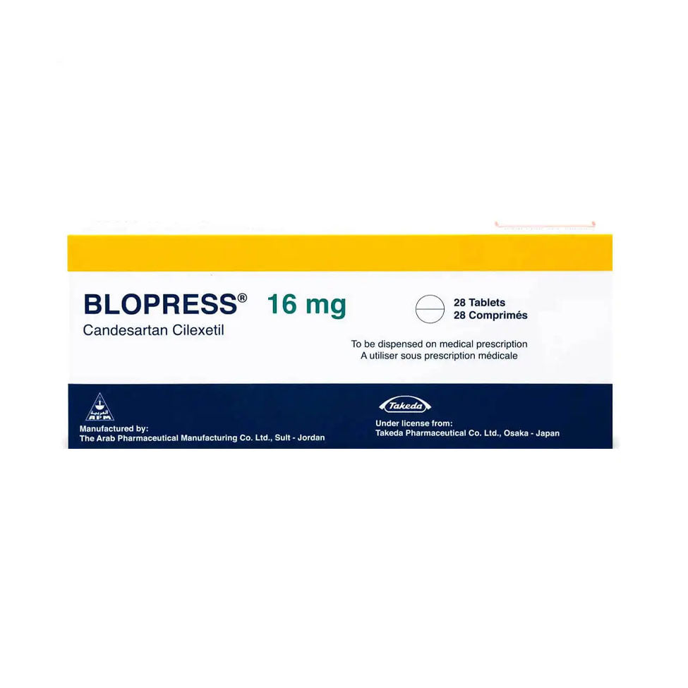 Blopress 16 mg 28 tablets