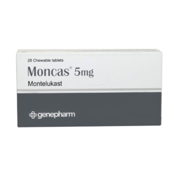 مونكاس 5 ملجم 28 قرص قابل للمضغ |  صيدلية.كوم.