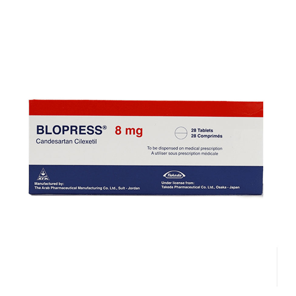 Blopress 8 mg 28 tablets