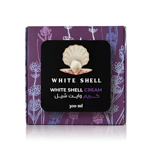 White Shell cream for lightening, moisturizing, and exfoliating 300 ml