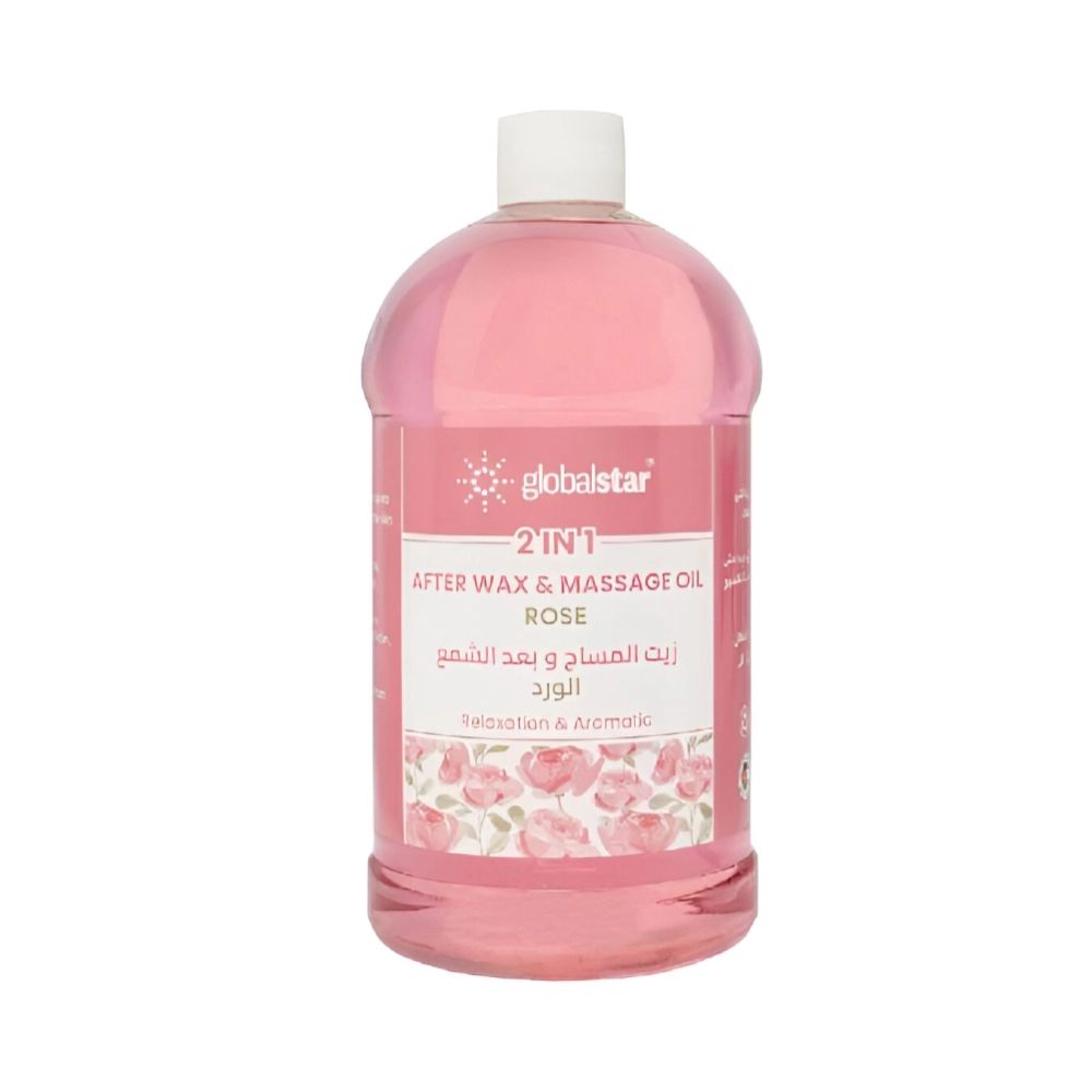 جلوبال ستار زيت مساج بعطر الورد 1000 مل |  صيدلية.كوم.