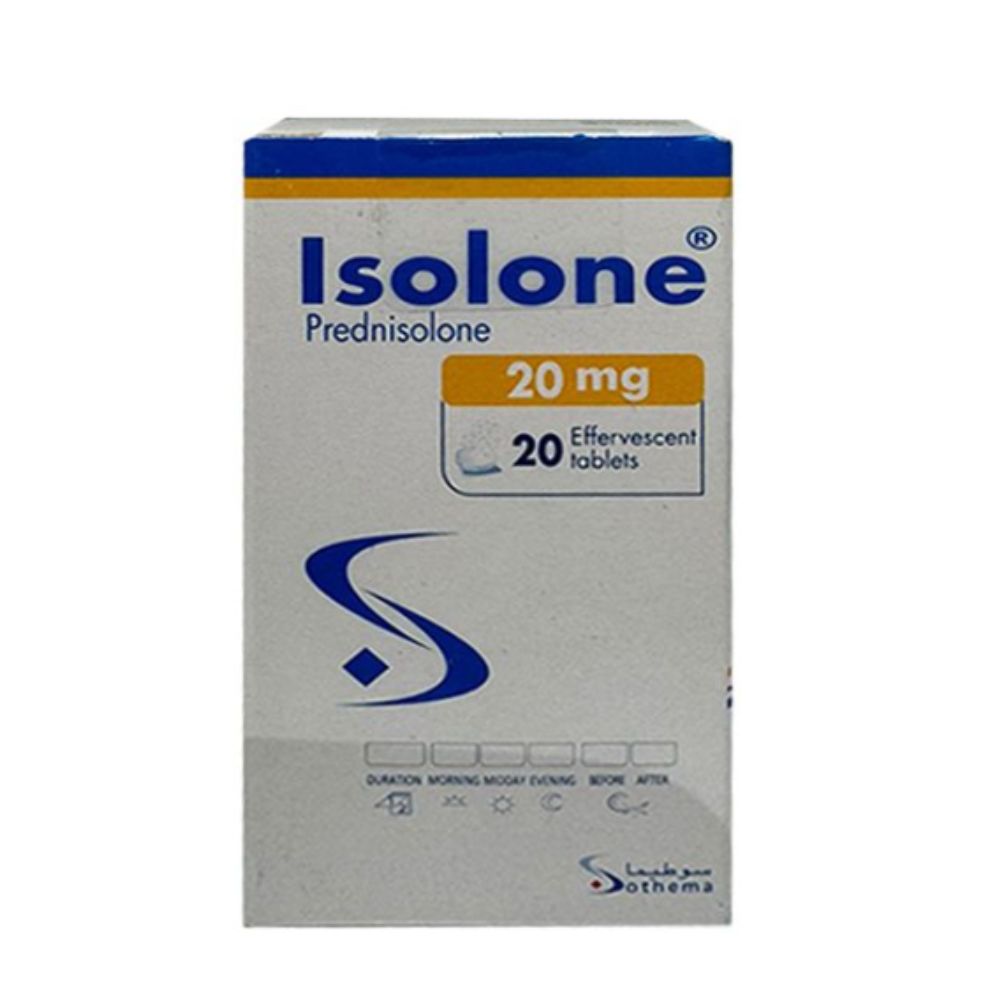 إيزولون 20 ملجم 20 قرص فوار |  صيدلية.كوم.