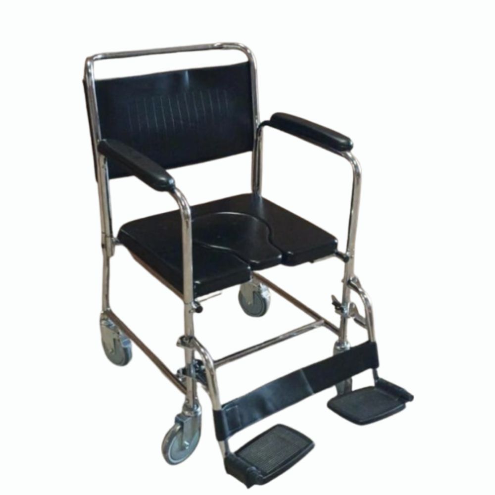 كرسي حمام متحرك ستيل مقاس 20 انش |  صيدلية.كوم.