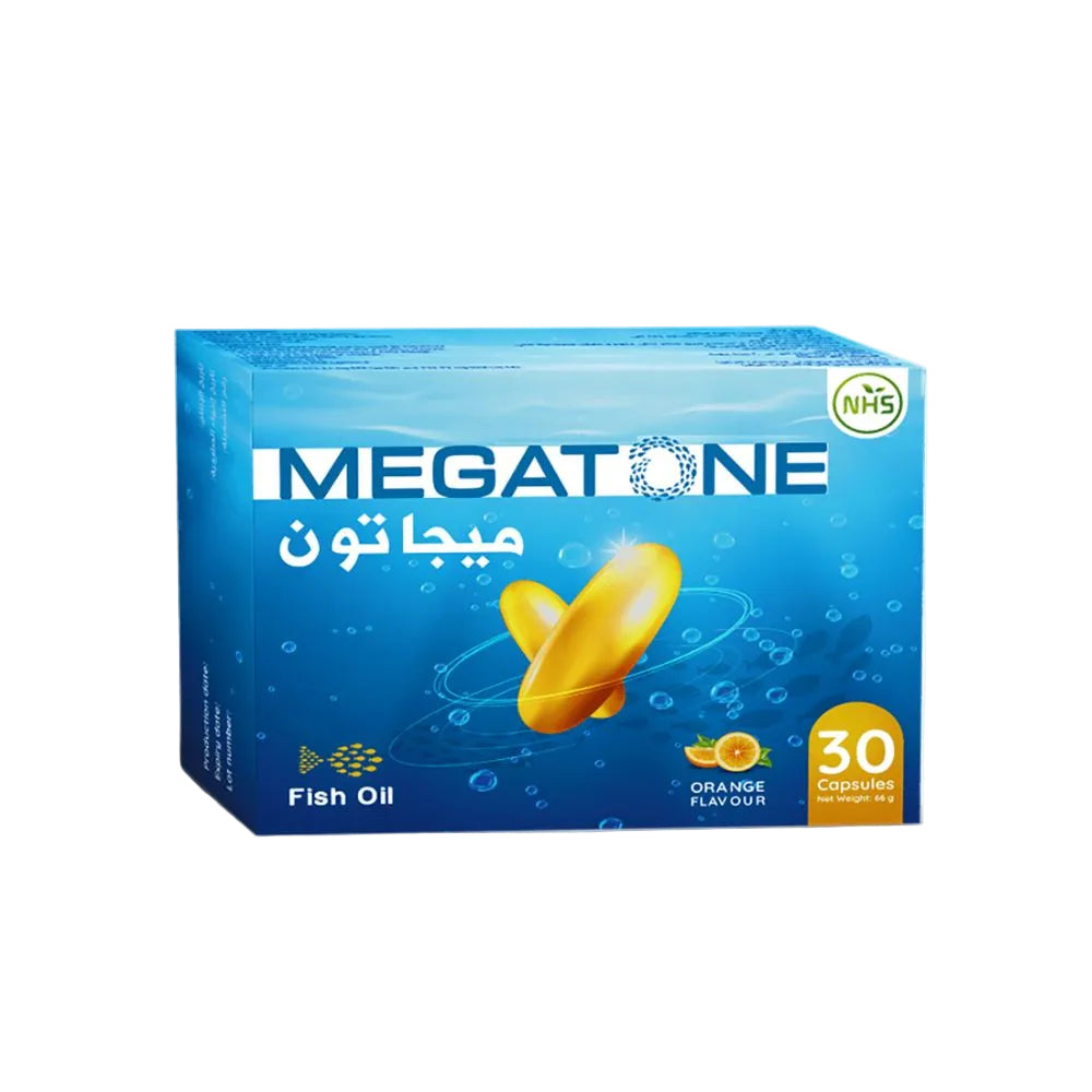ميجاتون بنكهة البرتقال 30 كبسولة |  صيدلية.كوم.