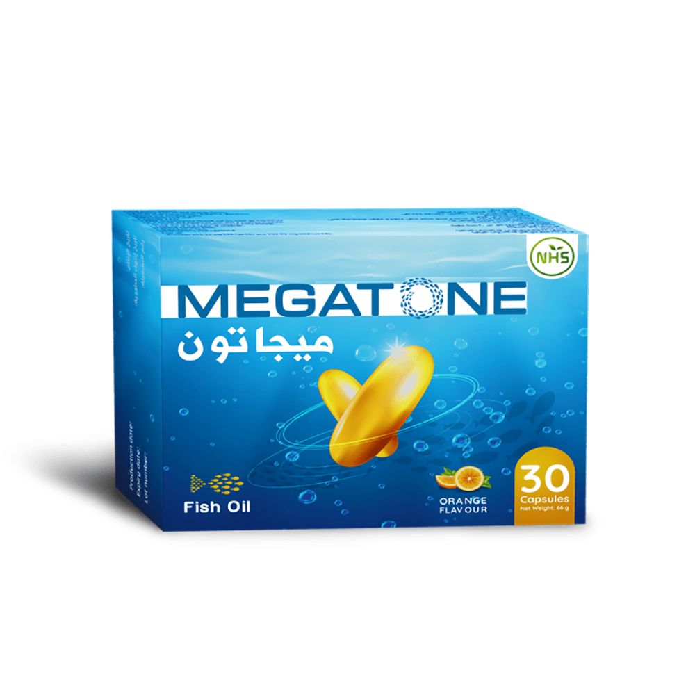 ميجاتون بنكهة البرتقال 30 كبسولة |  صيدلية.كوم.