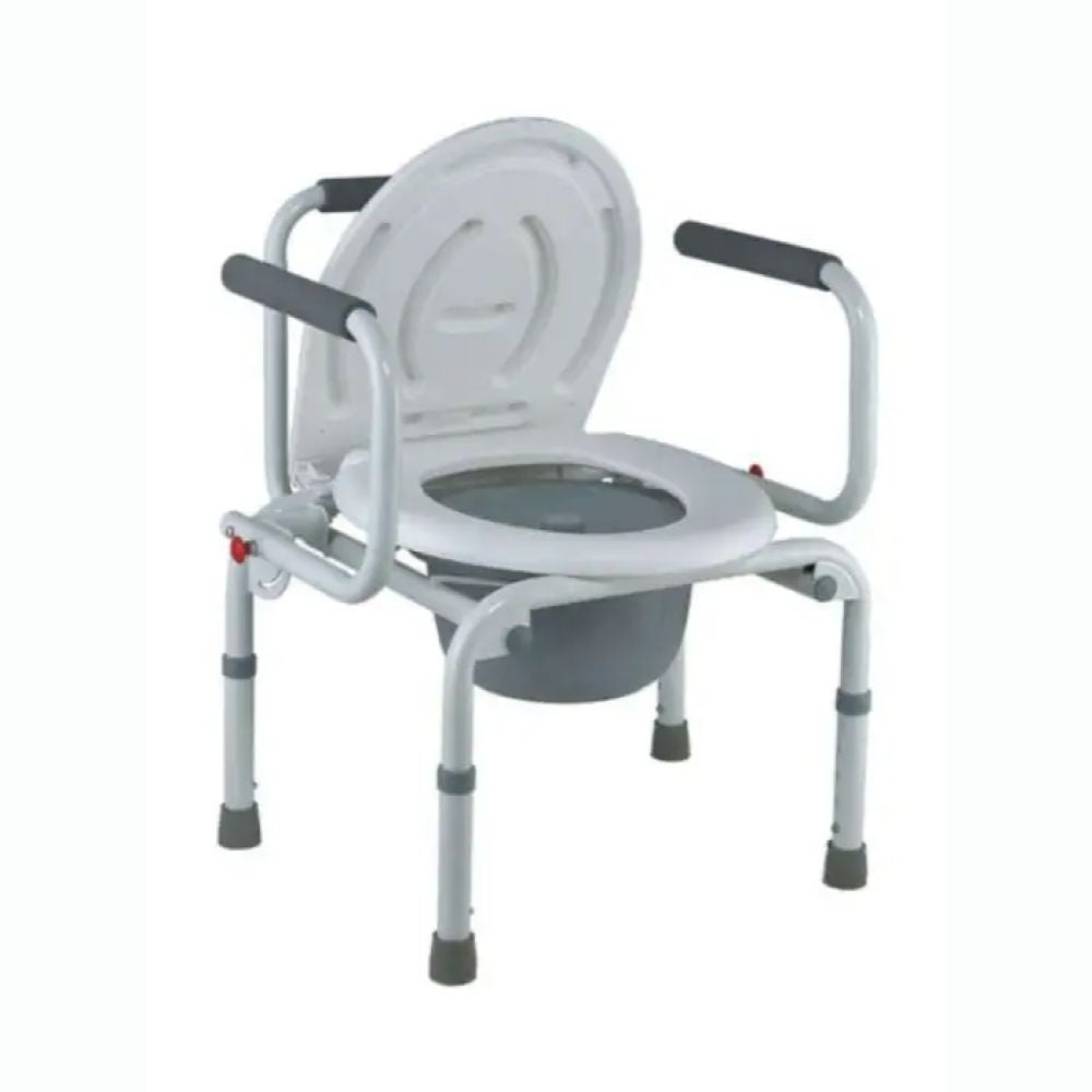 كرسي حمام ثابت من الحديد بجوانب متحركة |  صيدلية.كوم.