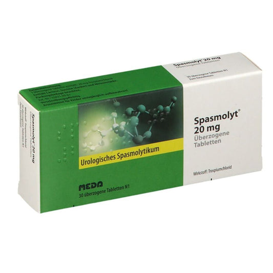 Spasmolyt 20 mg 30 coated tablets