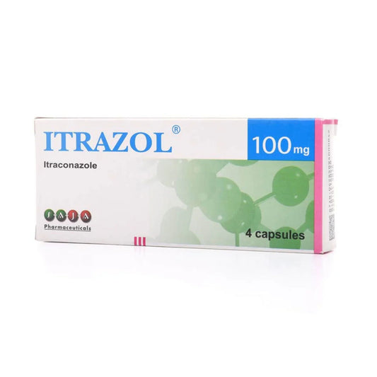 اترازول 100 مجم 4 كبسولة