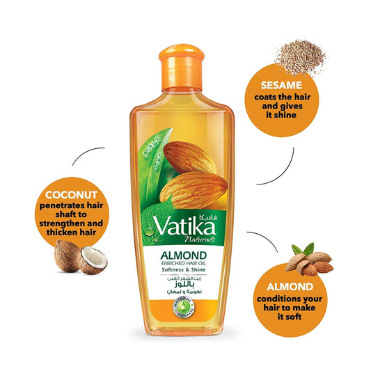 فاتيكا زيت الشعر باللوز
