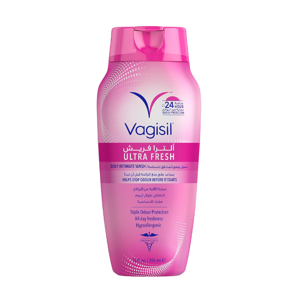 Vagisil Ultra Fresh Daily Feminine Wash for Sensitive Areas, 354 ml