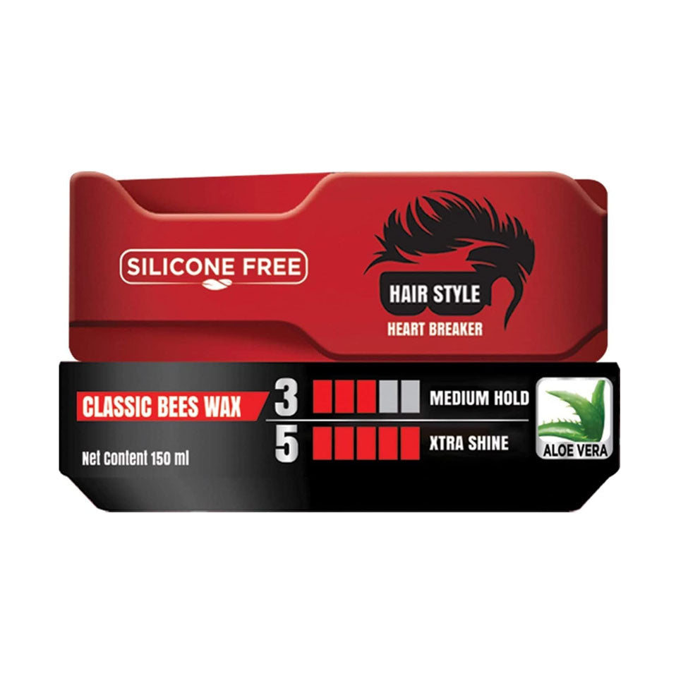 Vatika Men's Beeswax Classic Hold Medium Extra Shine 150ml