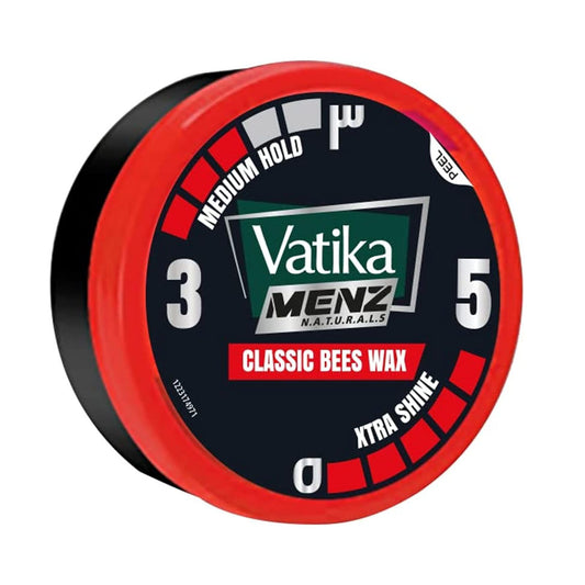 Vatika Men's Beeswax Classic Hold Medium Extra Shine 150ml