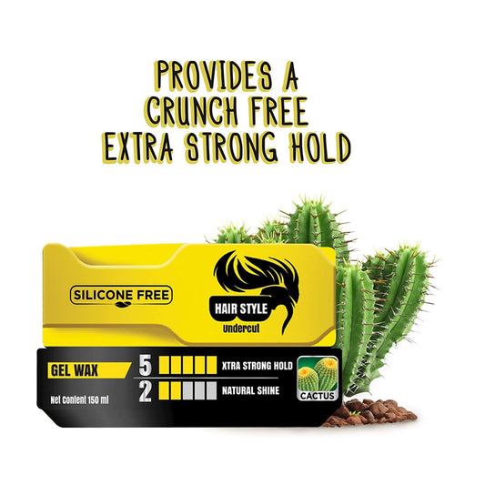 Vatika Men's Gel Wax Extra Strong Hold Natural Shine 150ml