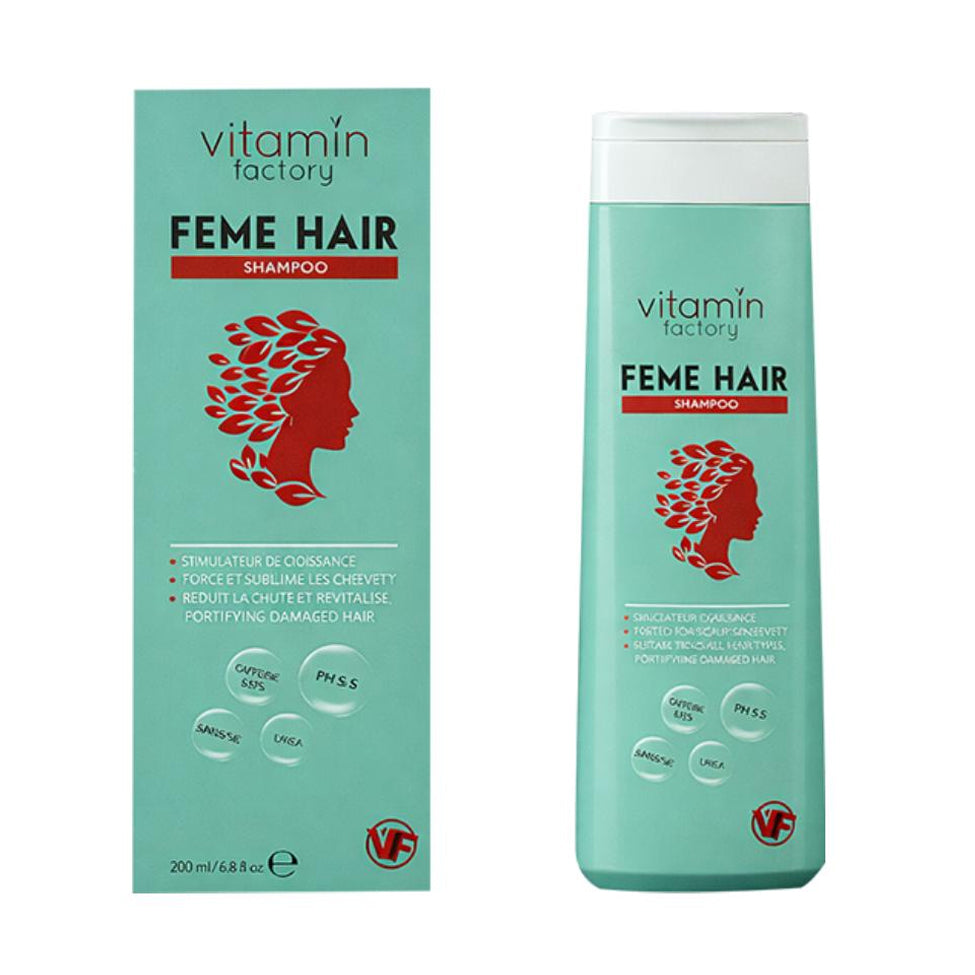 Vitamin Factory Femmy Hair Moisturizing Shampoo for All Hair Types 200 ml