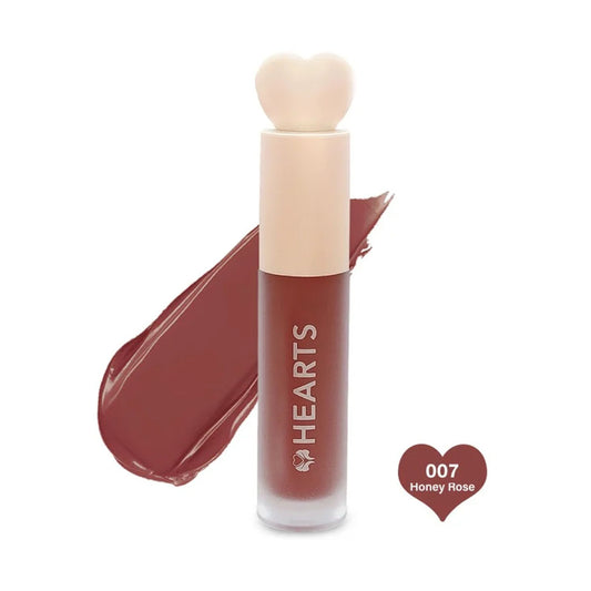 Hearts Liquid Lipstick Matte Honey Rose 007