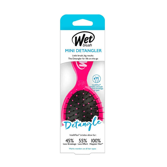 Small pink hairbrush from Wet Brush