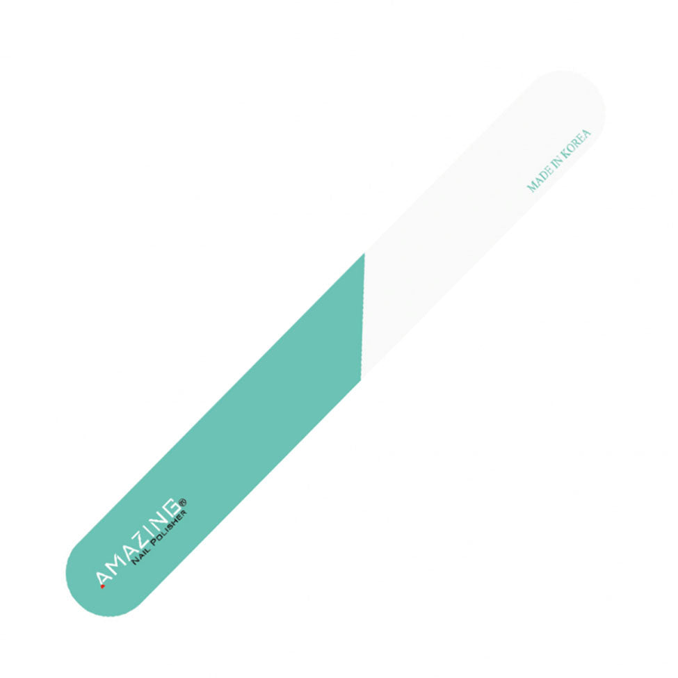Crystal glass nail file made of silicone, instant Korean nail cooler and polisher from Amazing, available in various shapes