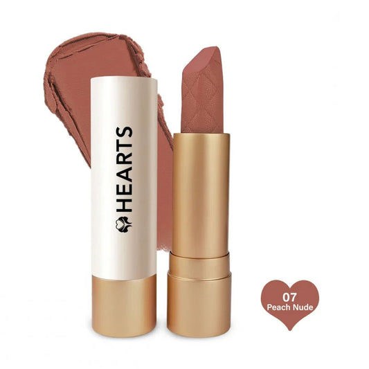Hearts Lipstick Creamy Beige Nude 07