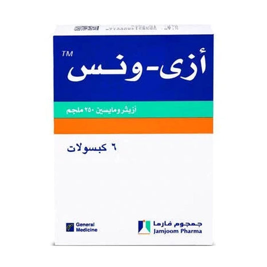 Azi-Once 250 mg Capsule 6 pcs