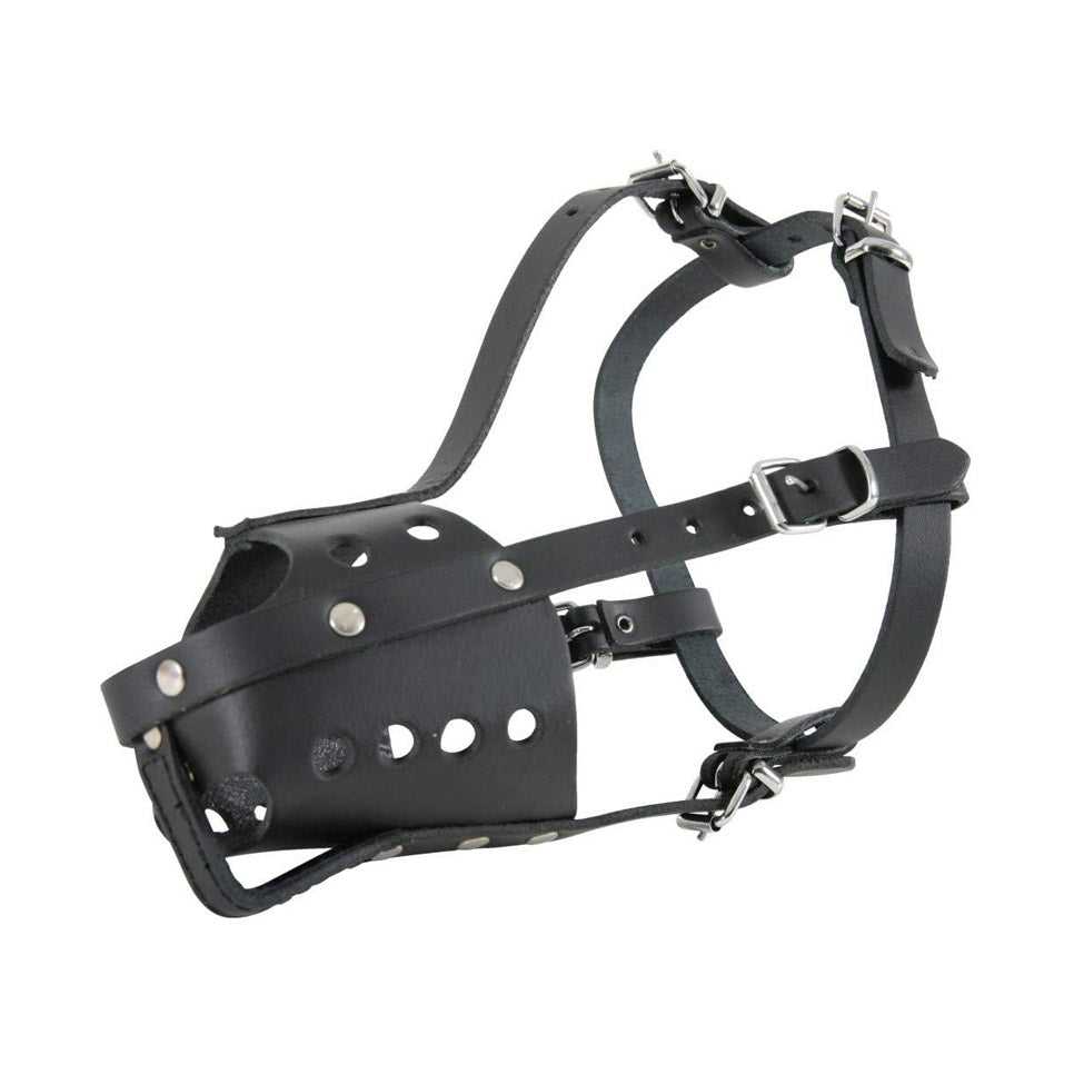 زولكس كمامة يمنع العض جلد مقاس 4