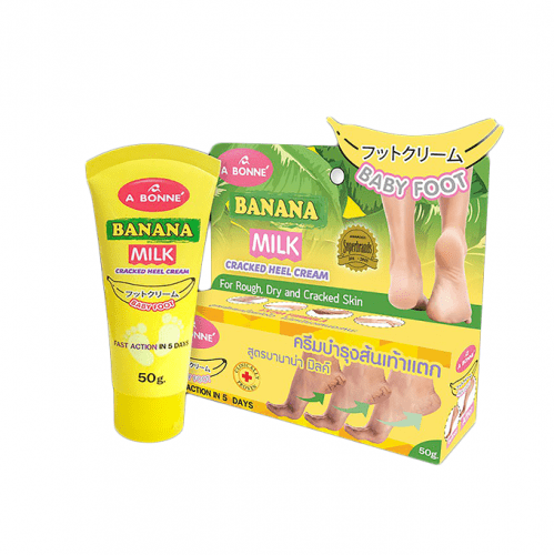 ا بون كريم معالجة التجاعيد بالموز والحليب أبيض 50 جرام.