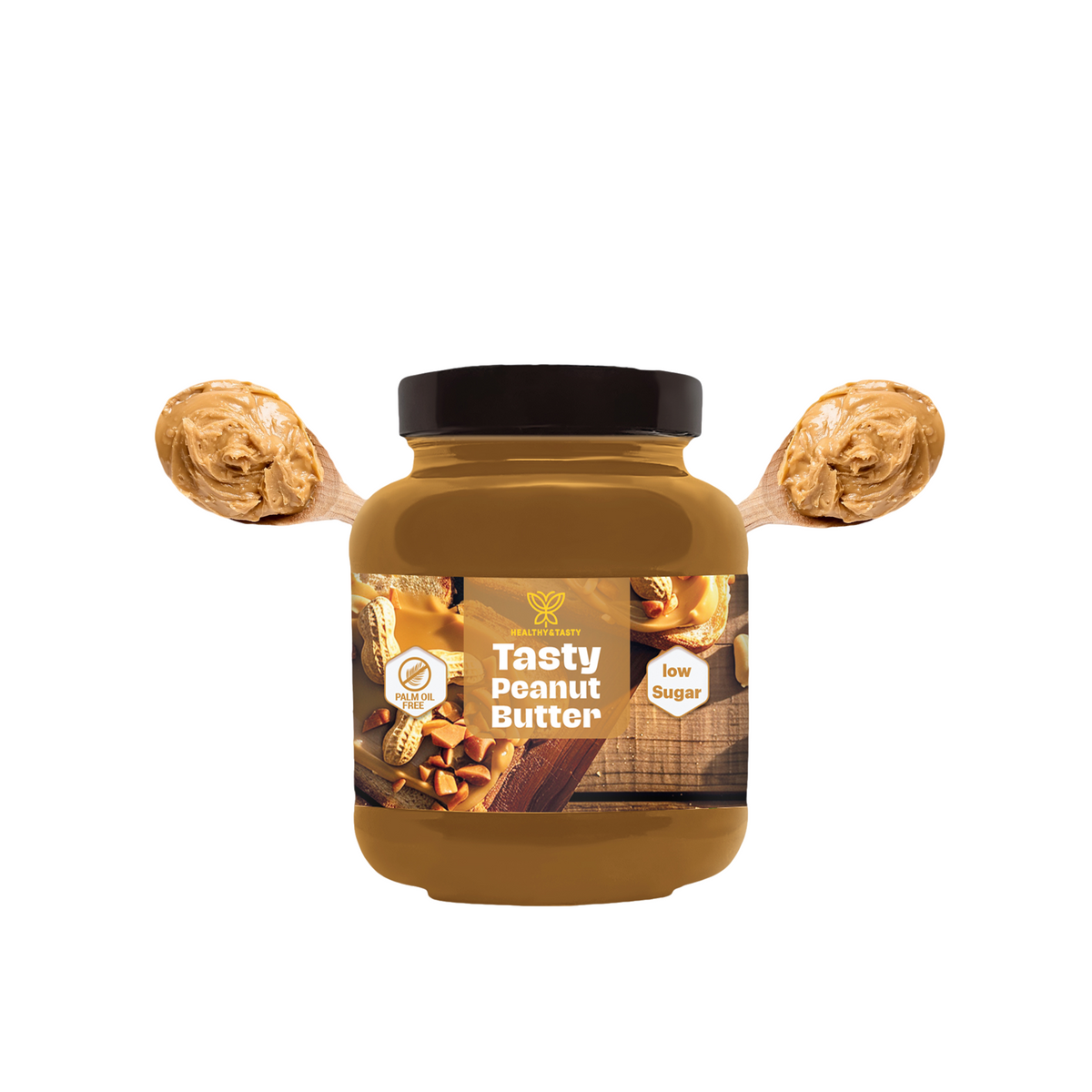 هيلثي اند تيستي زبدة فول سوداني 375 جرام |  صيدلية.كوم.