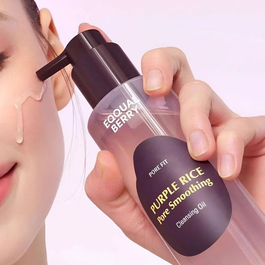 منظف وجه زيتي بالارز البنفسجي لتنقيه المسام من إيكوالبيري 200 مل