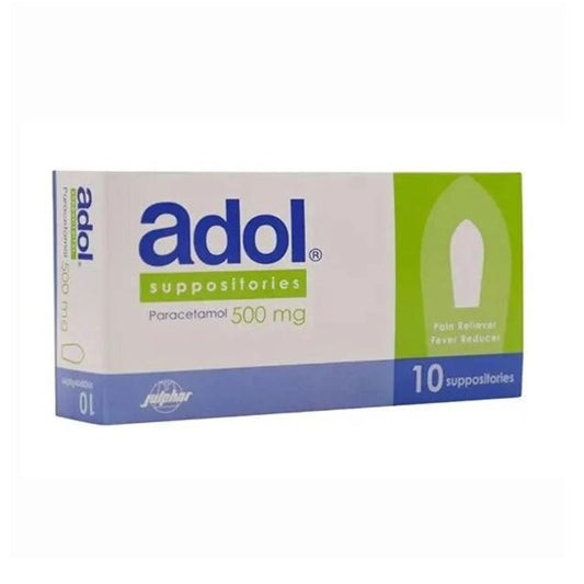 Adol 500 mg 10 Suppositories