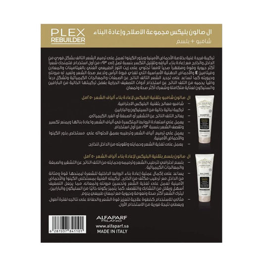 ال صالون طقم الاصلاح وإعادة البناء (شامبو+بلسم)