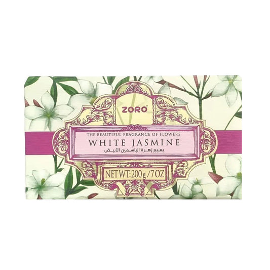 Zoro White Jasmine Blossom Scented Soap Bar 200 Gm