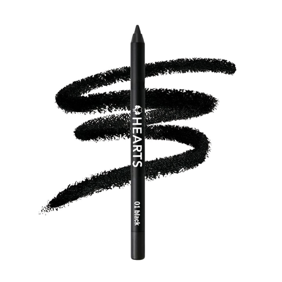 Hearts Eyeliner Pen Waterproof Black 01