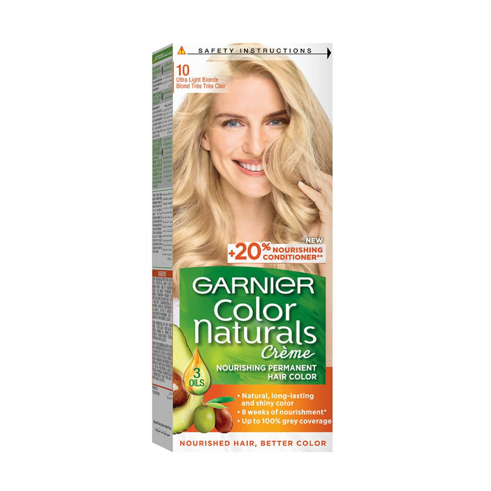 Garnier Color Naturals 10 Light Iced Blonde Hair Dye