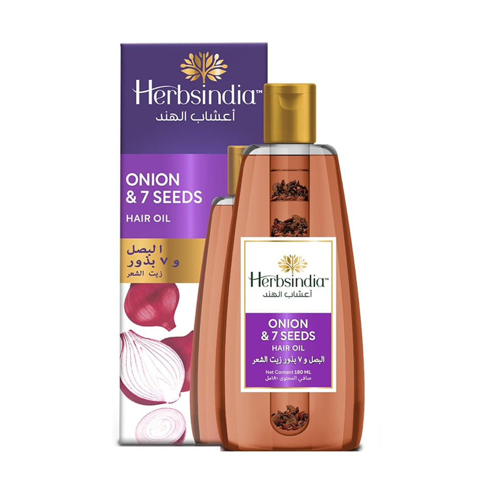 أعشاب الهند زيت الشعر بالبصل و 7 بذور 180 مل |  صيدلية.كوم.
