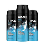 Offer Axe Ice Chill Fresh Deodorant Spray 150 ml×3