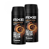 Offer Axe Dark Temptation Fresh Spray Deodorant 150 ml×2