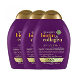 Offer OGX Biotin & Collagen Shampoo 385 ml x 3