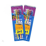 Offer Oral-B Classic Medium Toothbrush - Multi Color 2+1×2