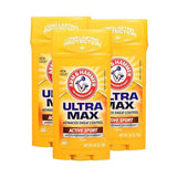 Offer of Arm & Hammer Ultra Max Active Sport Antiperspirant Deodorant for Women - 73g×3