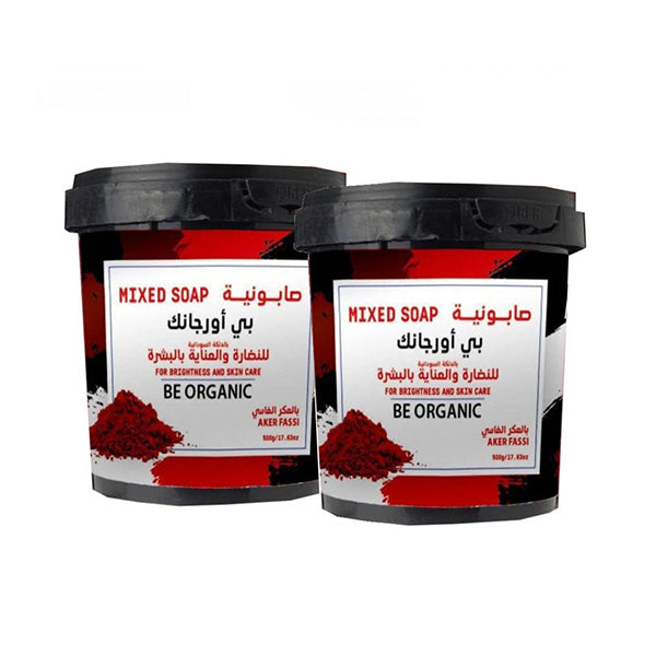 عرض بي أورجانك صابونية العكر الفاسي 500جم×2 |  صيدلية.كوم.