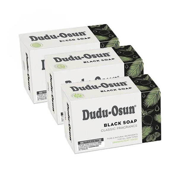 عرض دودو أوسون الصابونة الأفريقية السوداء 150 جم ×3 |  صيدلية.كوم.
