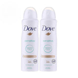 Dove Deodorant Spray Sensitive Skin 150 ml x 2