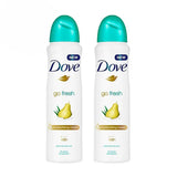 Dove Go Fresh Deodorant Pear and Aloe Vera - 150 ml×2