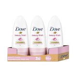 Offer Dove Beauty Finish Deodorant 50 ml×3