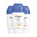 Offer Dove Roll On Deodorant Roll On 50 ml - Original×3