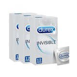 Durex Ultra Thin Transparent Condoms 12pcs x 3