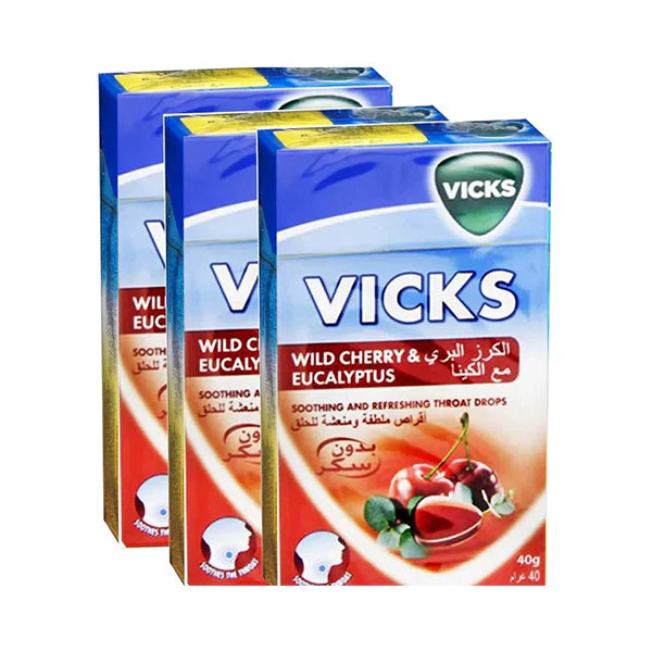 عرض فيكس استحلاب كرز بدون سكر 40 جم ×3 |  صيدلية.كوم.